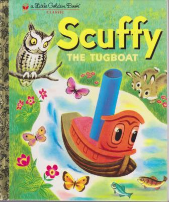 Scuffy the Tugboat : Hardcover : Little Golden Book LGB NY